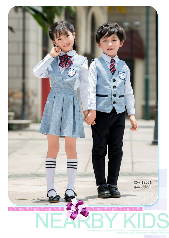 幼儿园礼服英伦风秋冬礼服款