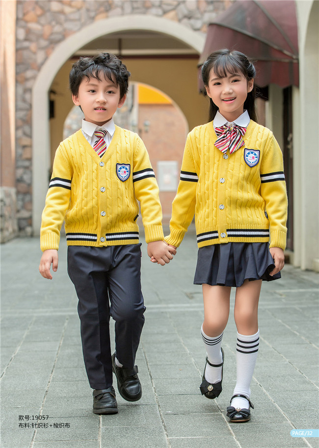 毛衣礼服四件套中小学幼儿园款