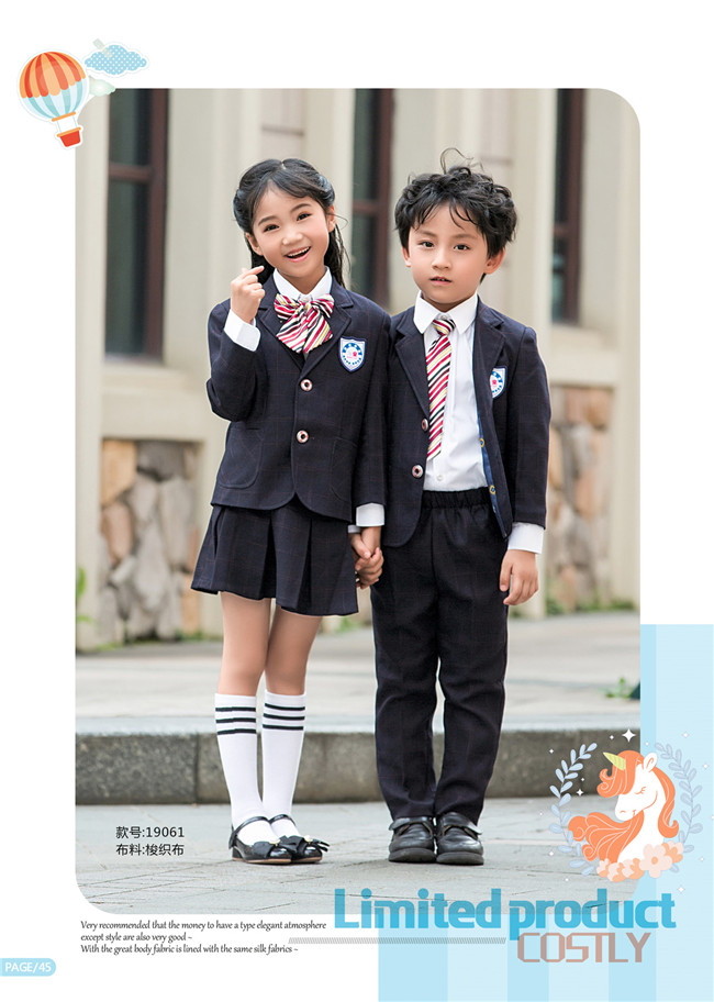 时尚漂亮幼儿园礼服，秋冬礼服制服
