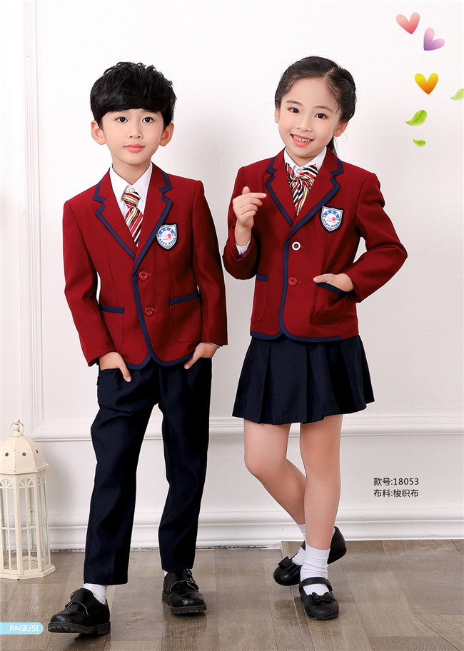 幼儿园礼服中国红定制版厂家直销